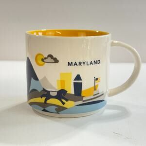 Starbucks Maryland Coffee Mug You Are Here Series 2017 14oz Mug Great Condition
